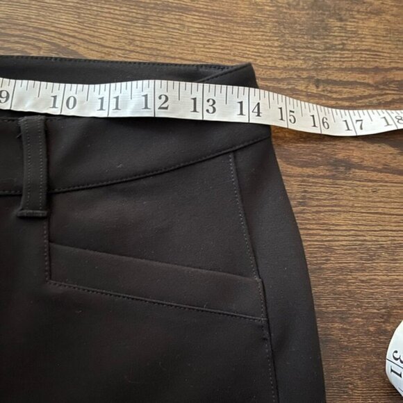 PAIGE Winona stretch-jersey slit cuff flared pants black NEW NWT size 29 - Picture 13 of 16